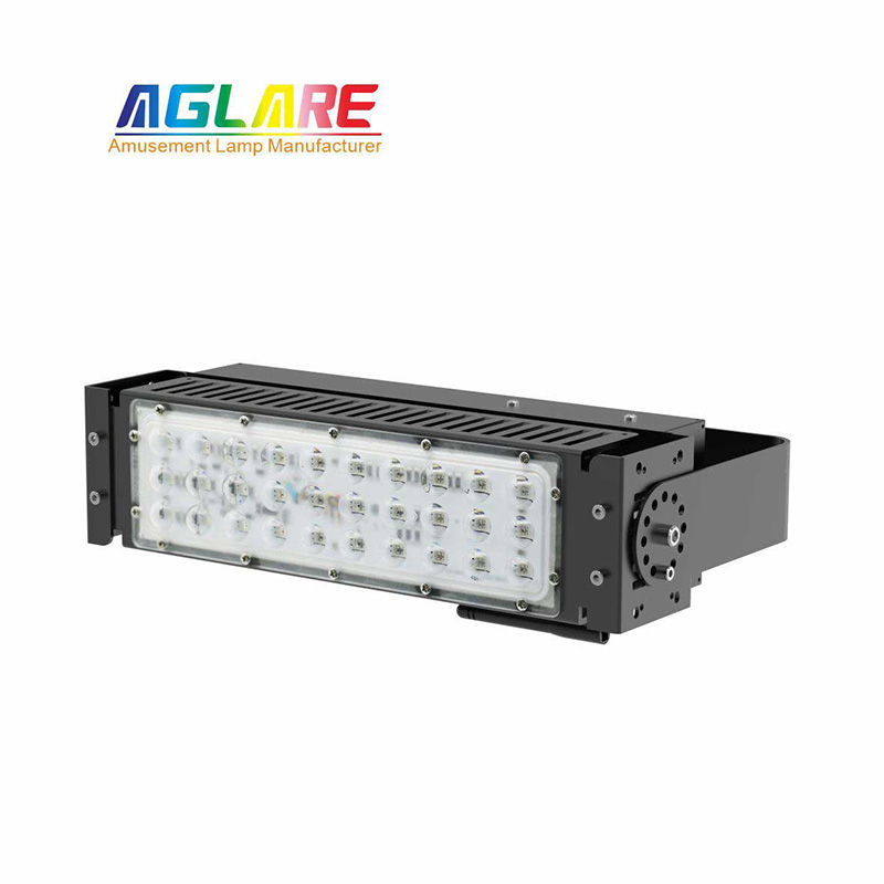 LED彩色投光灯 带？50W变色RGB泛光灯
