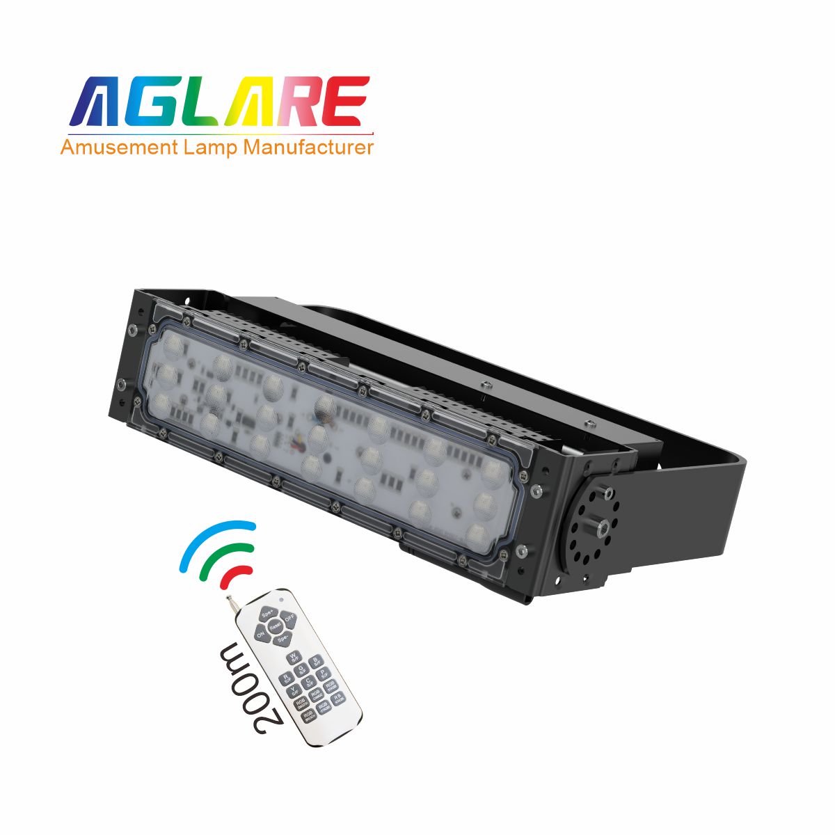 50W LED彩色投光灯带？仄