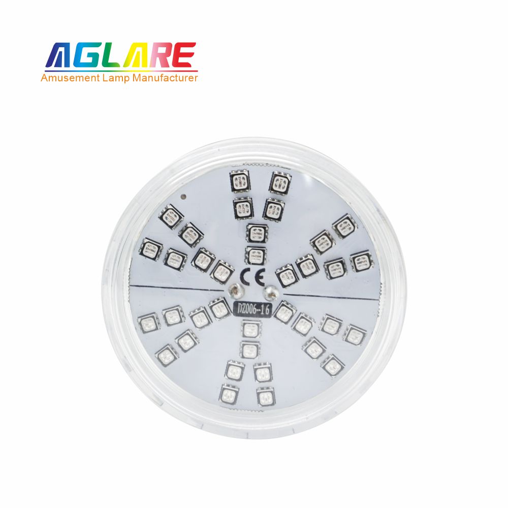 60mm RGB LED游乐场灯1-16自动法式旋转成效- AC24V， 42led