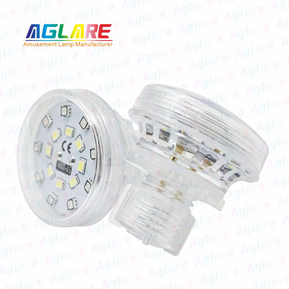 DW002法式1-16，AC24V 38mm RGB+W LED灯用于游乐设施